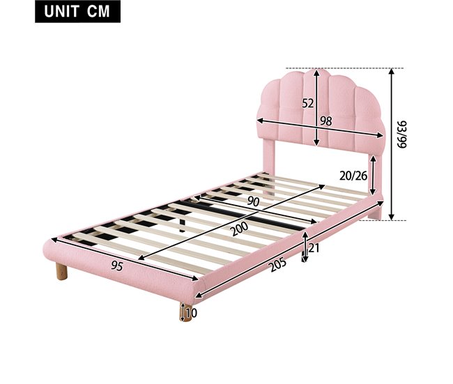 Camas infantiles Rosa
