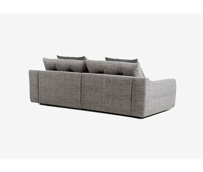 Sofá 3 plazas MELVIN color gris Gris