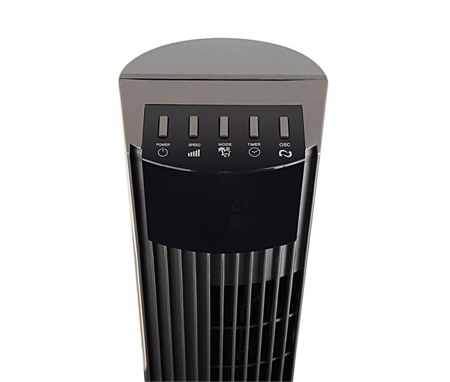 Ventilador De Pie Metal Serie Principe Plateado