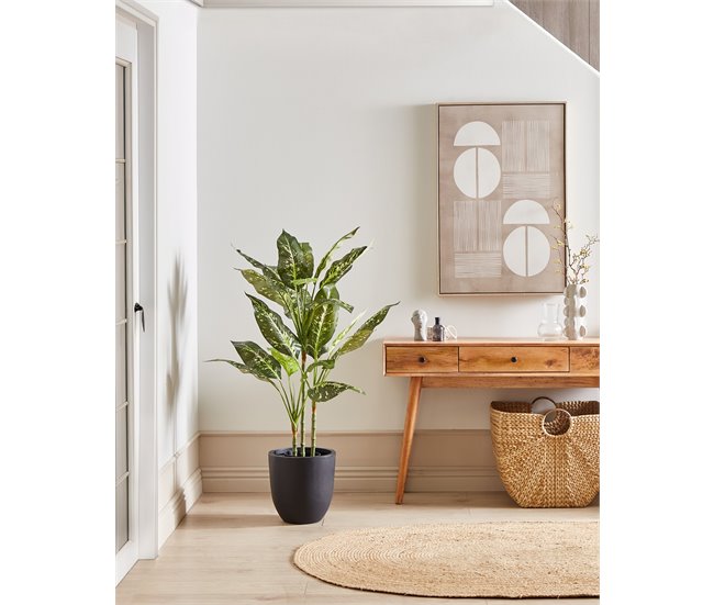 Beliani Planta artificial DIEFFENBACHIA Verde
