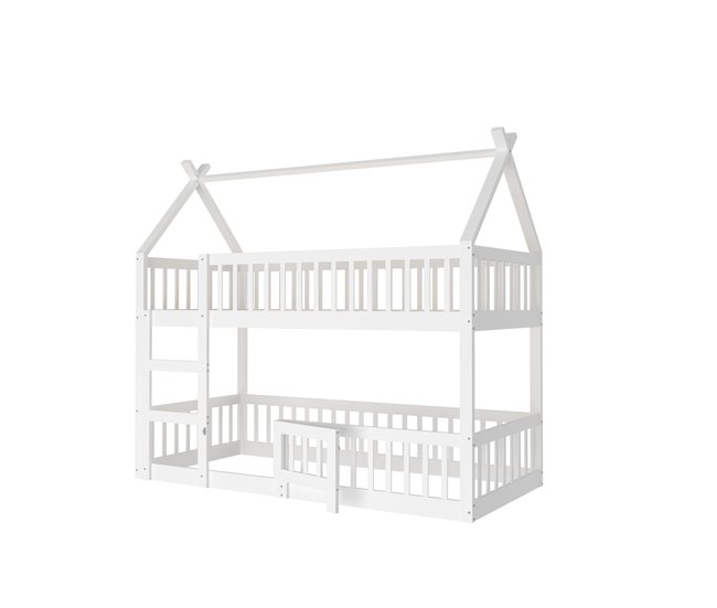 Cama litera 95x205 Blanco