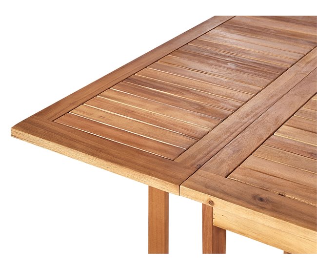 Beliani Conjunto de comedor FRASSINE Madera Clara