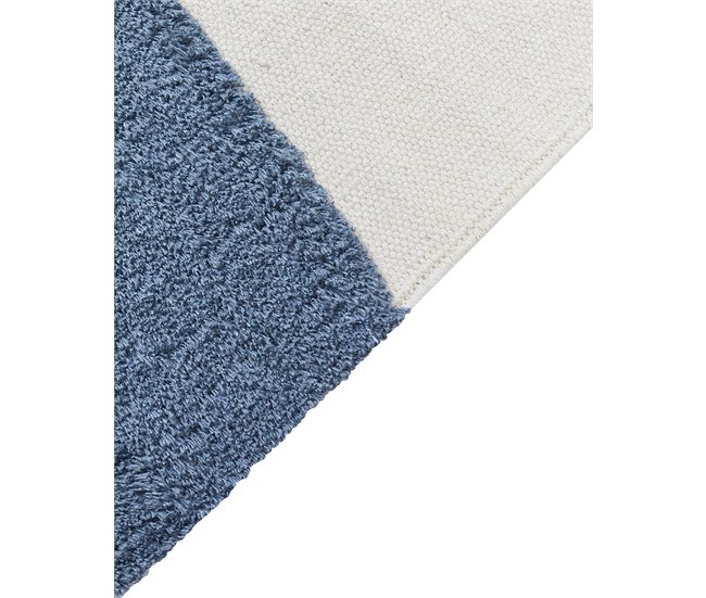 Beliani Alfombra de pelo corto TAGVETI Blanco/ Beige