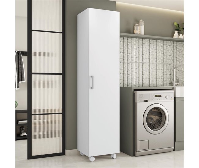 Armario Hogar 1 Puerta 42 Blanco