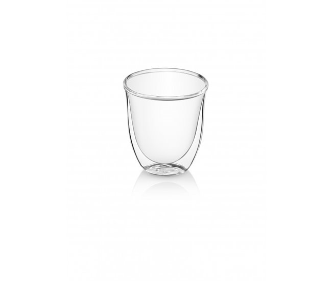 Juego De 2 Vasos Para Cappuccino Transparente