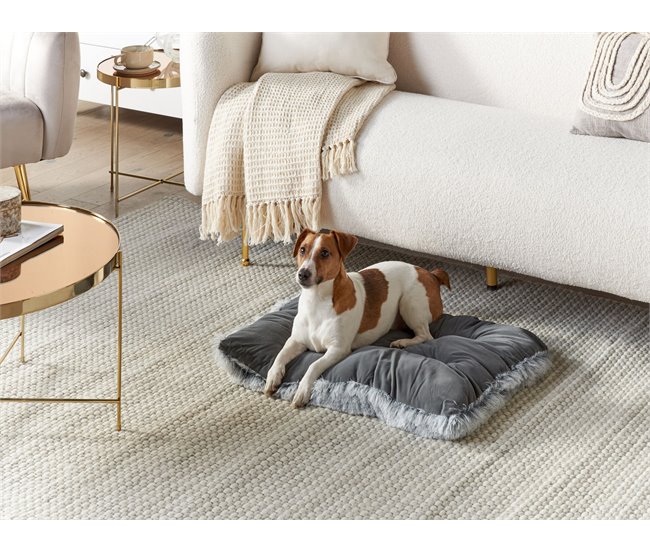 Beliani Cama para mascotas ERGANI Gris