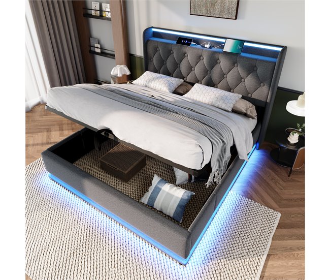 Canapés abatibles Gris