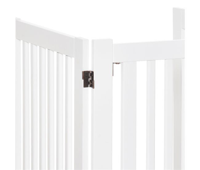 Barrera para Perros MDF PawHut, mascotas - accesorios para perros Blanco