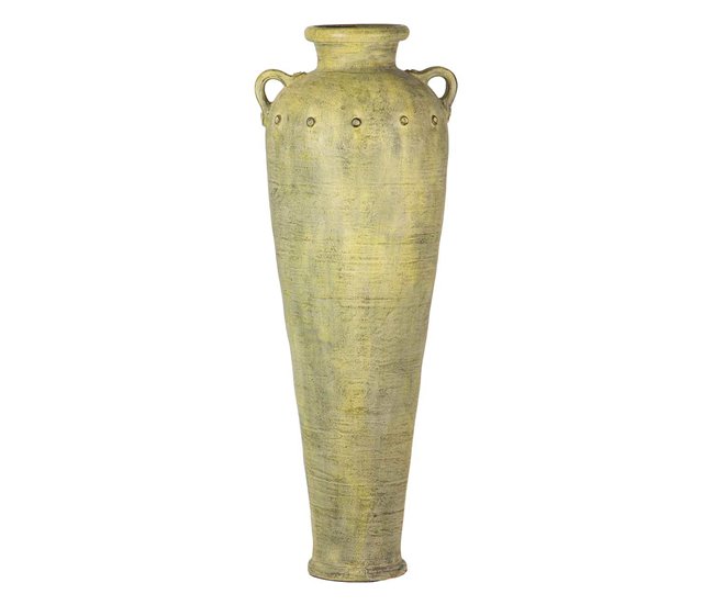 Anfora Terracota Envejecido Amarillo