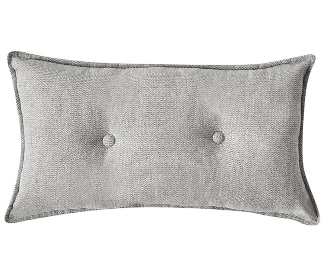 Beliani Sofá esquinero Poliéster DOLVA Gris Claro