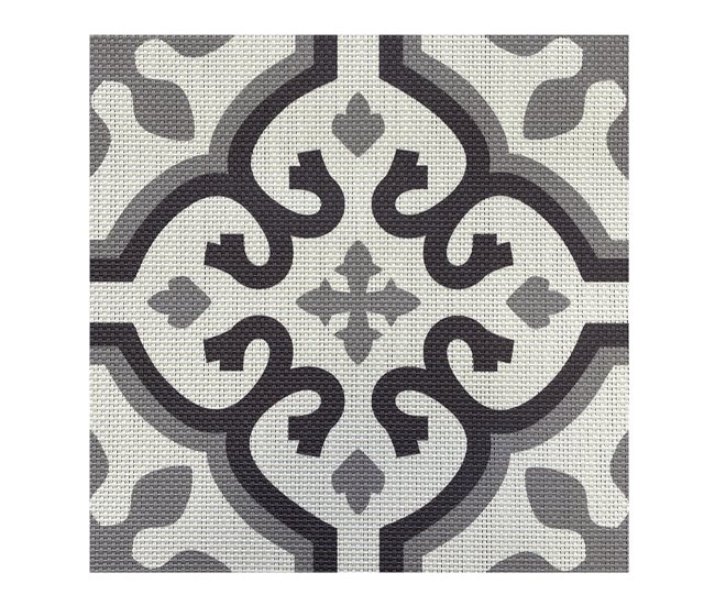 Acomoda Textil – Alfombra Vinílica Hidráulica para Hogar. 80x140 Gris