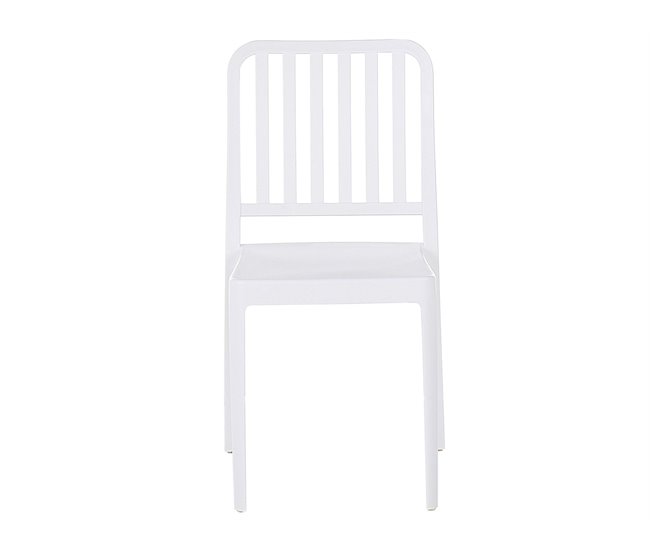 Beliani Conjunto de comedor SERSALE Blanco