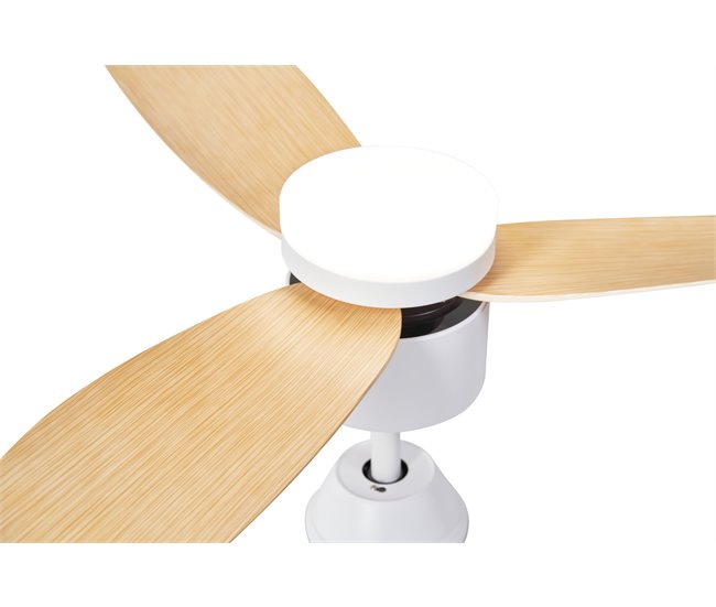 Ventilador techo SERENA led 1 luz 18w 106cm marca CONFORAMA  Madera