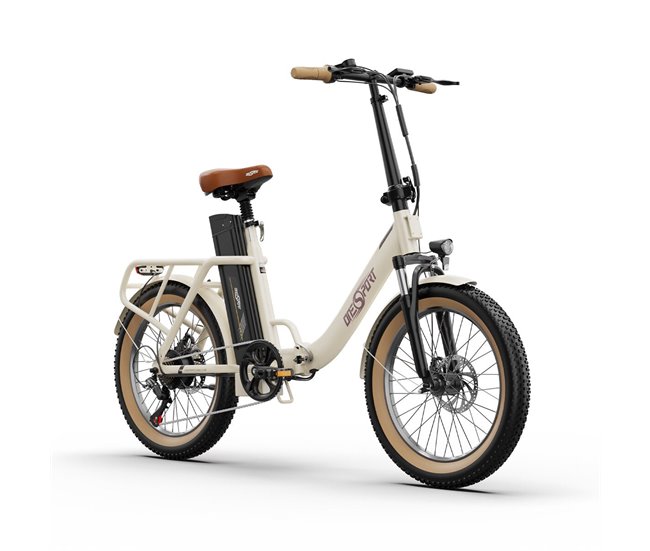 Bicicleta Eléctrica ONESPORT OT16-2 - Motor 250W Batería 48V17Ah Blanco