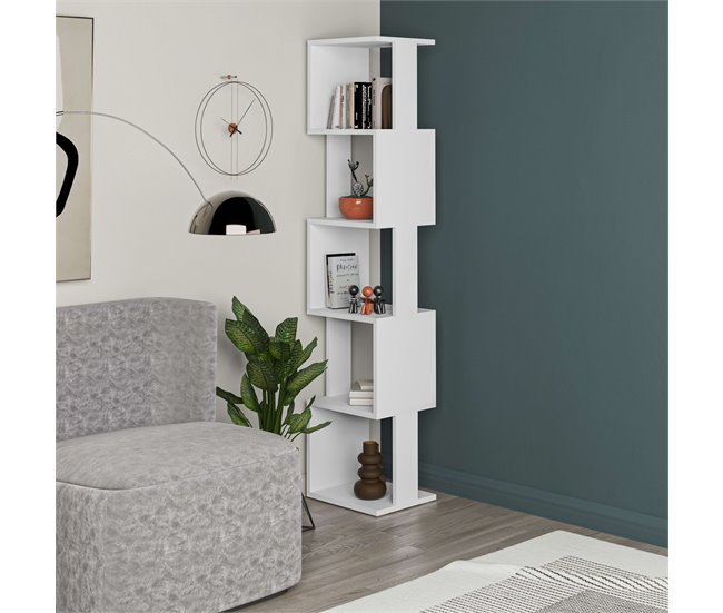 Estantería Guan 5 Huecos Blanco