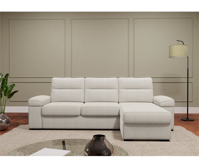 Chaise longue reversible con cama ERIC Beige