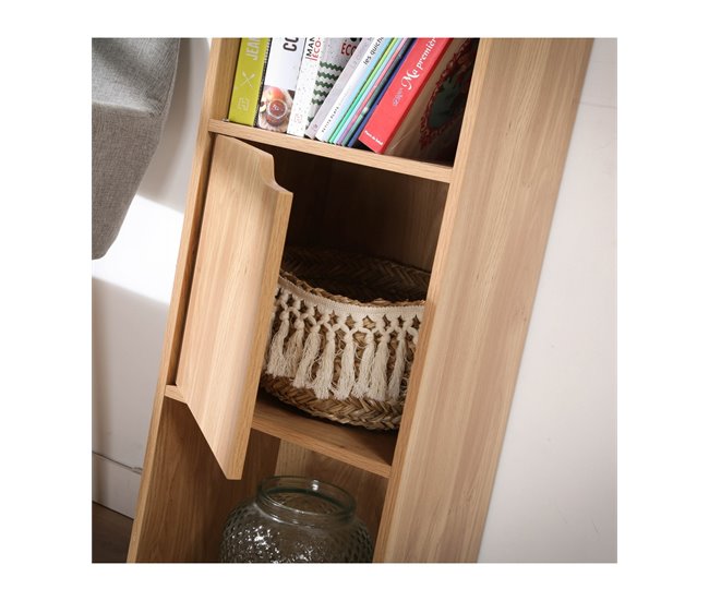 Mueble 3 estantes con una puerta Madera