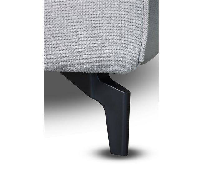 Chaise longue con cama y arcón STOCKHOLM Gris