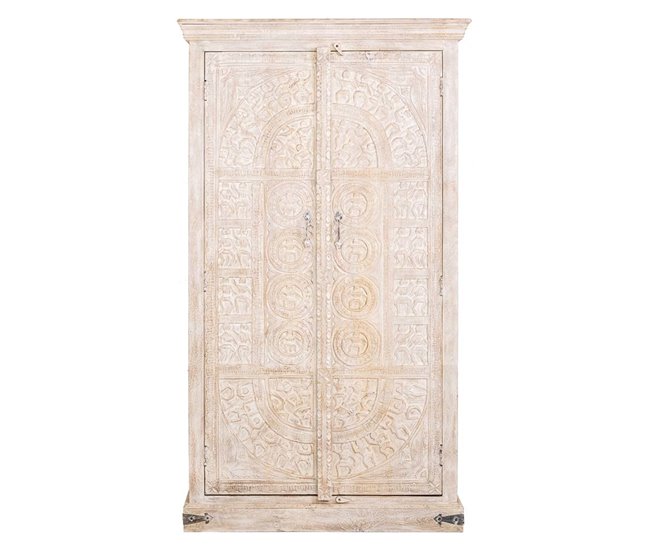 Armario de madera acabado artesanal Blanco