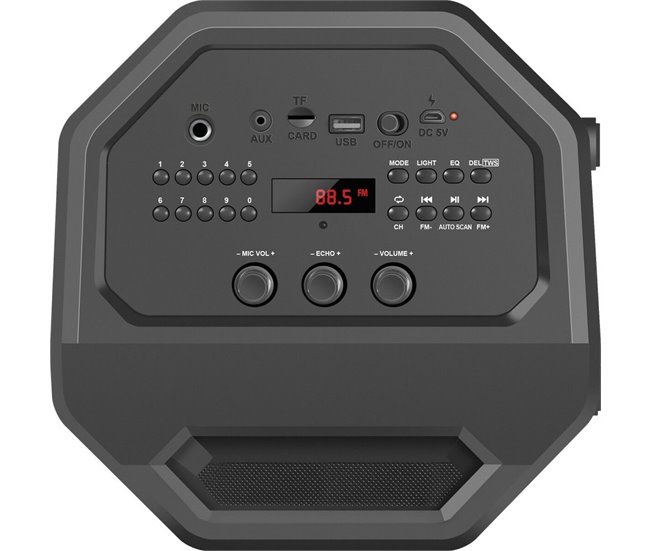 Altavoz Bluetooth Portátil 65109 Negro