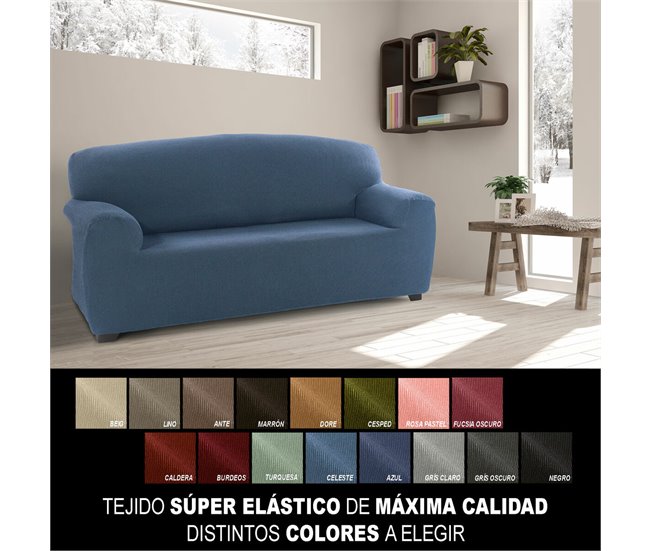 Funda para Sofá Romeo 4 plazas Azul Claro
