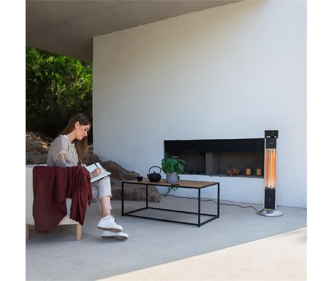 Estufa de exterior Cecotec ReadyWarm 2000 Power Tower Negro