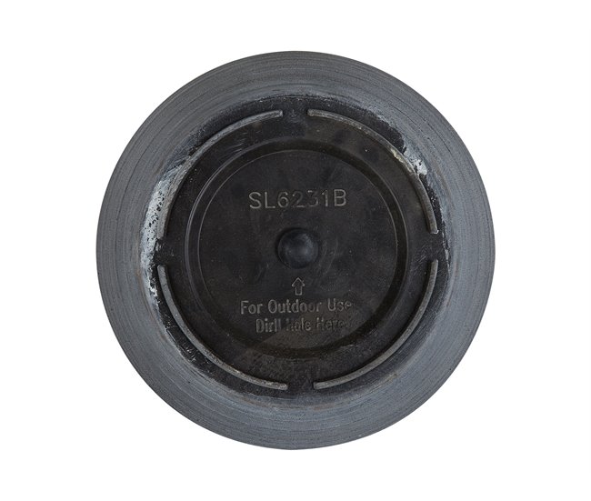 Beliani Conjunto de 2 macetas KATALIMA Gris