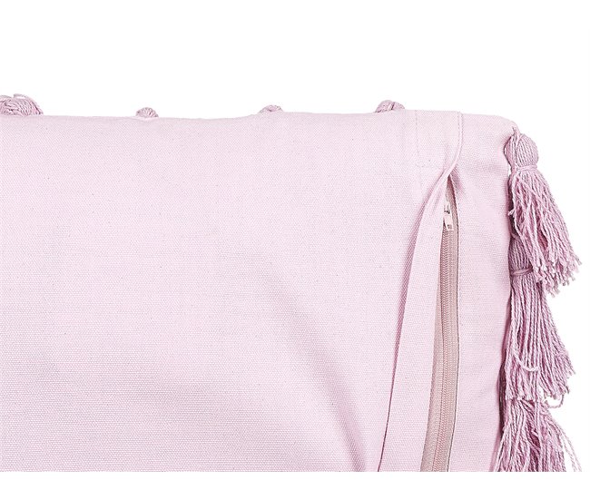 Beliani Cojín decorativo LYNCHIS 45x45 Rosa