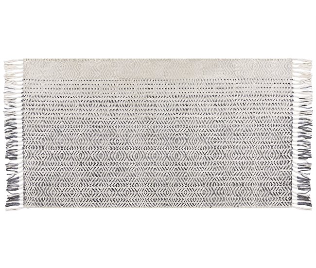 Beliani Alfombra de pelo corto OMERLI 80x150 Blanco