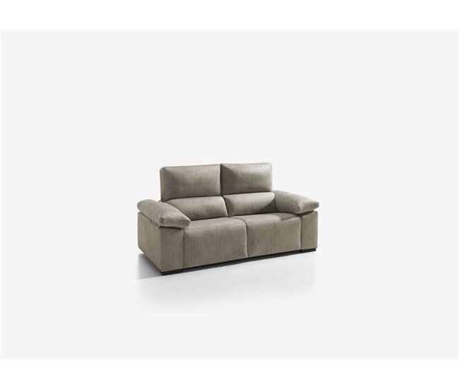 Sofá 3 plazas relax eléctrico BALTIA beige Beige