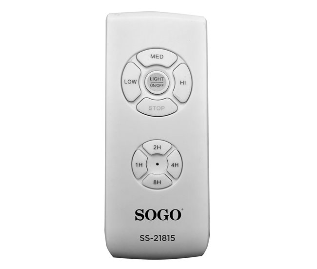 SOGO VENTILADOR DE TECHO CON LUZ 52" 80W Madera