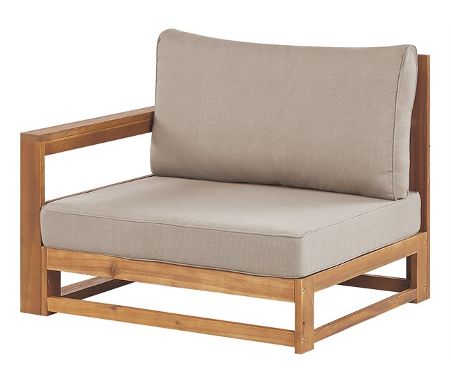 Beliani Conjunto de jardín TIMOR Gris Oscuro