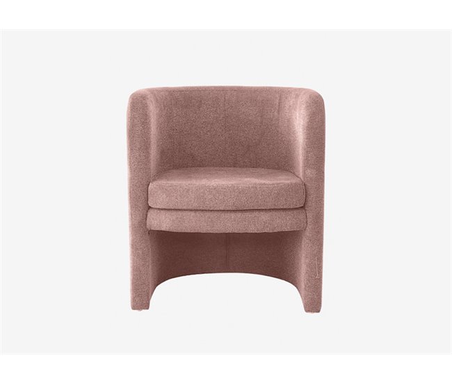Sillón modelo HEBE decorativo Rosa