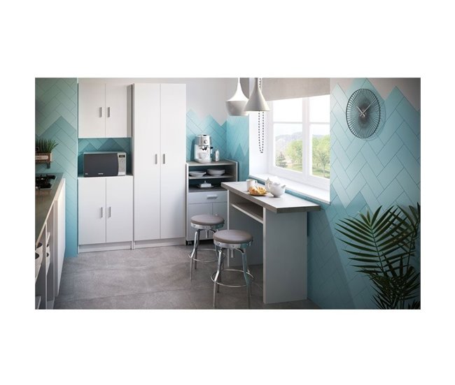 Armario multiusos colgante Blanco