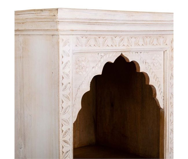 Estantería de madera Blanco
