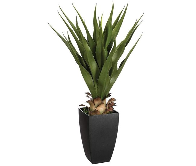 WELL HOME - Palmera artificial en maceta Verde Oscuro