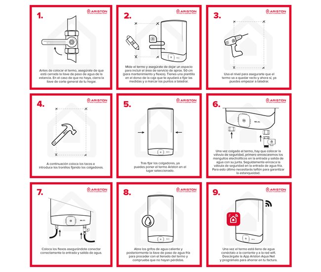 Caldera de condensación, Ariston, Genus One Plus Wifi 30 + Kit de tres grifos + Kit salida de humos, Clase Energetica A Blanco Brillo