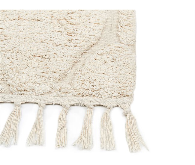 Beliani De pelo corto SILCHAR 80x150 Beige