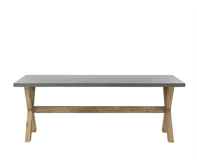 Beliani Conjunto de comedor OLBIA Gris