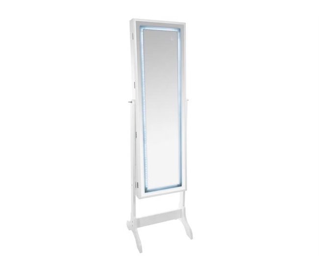 Joyero espejo led PAULA 136cm marca CONFORAMA  Blanco