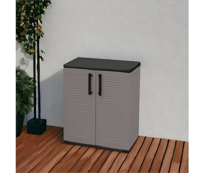 Armário exterior em PVC Gris