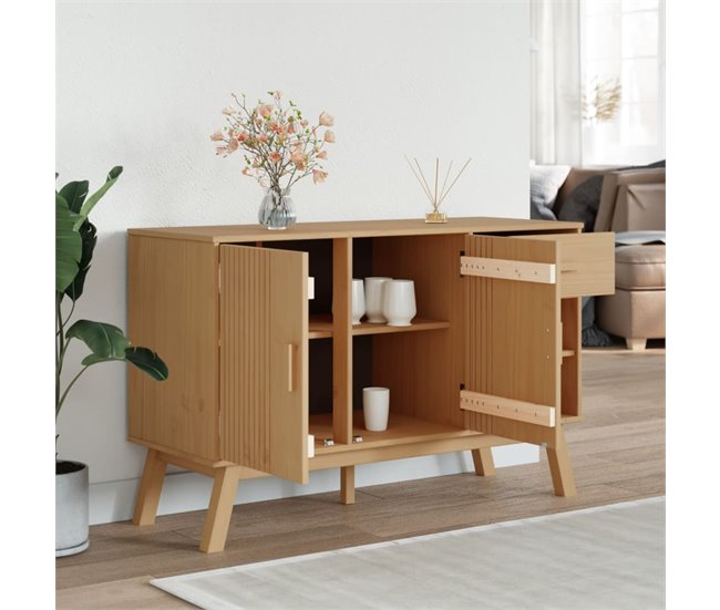 Aparador 114 Gris/natural