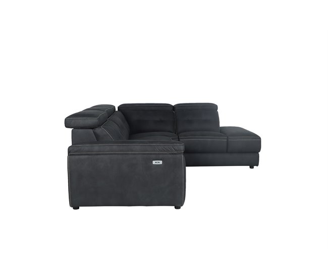 Rinconera ELLEN con 1 asiento eléctrico color gris oscuro Gris Oscuro