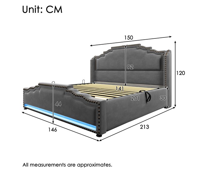 Canapés abatibles Gris