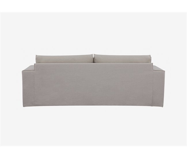Sofá 3 plazas fijo JUNO desenfundable Beige