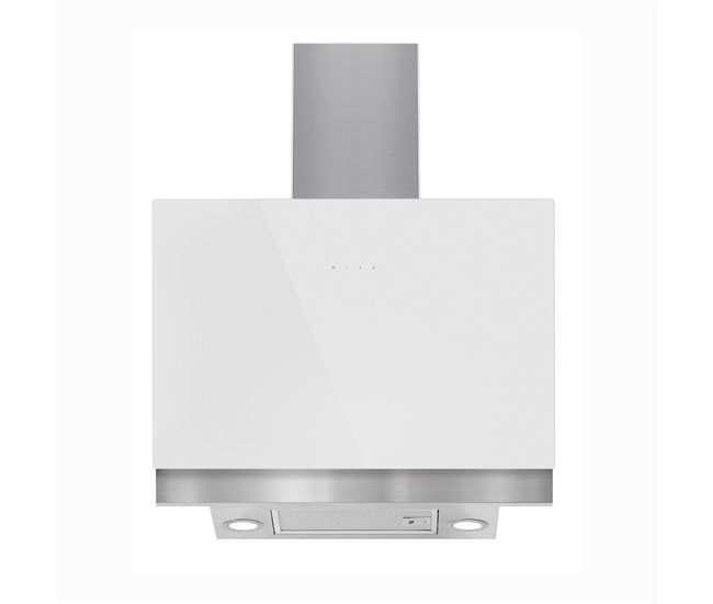Campana Inclinada Decorativa 700 m³/h 3 Velocidades + Función Intensa Amsta AMHIV60FAJB Blanco