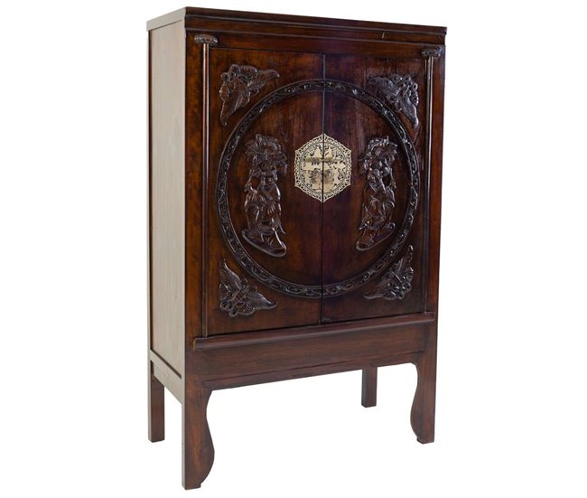 Armario de madera Marron
