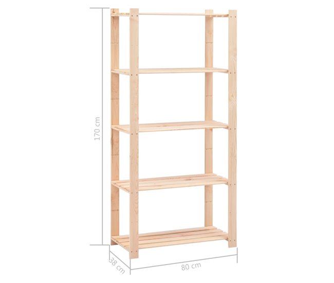 Estantería de niveles Beige