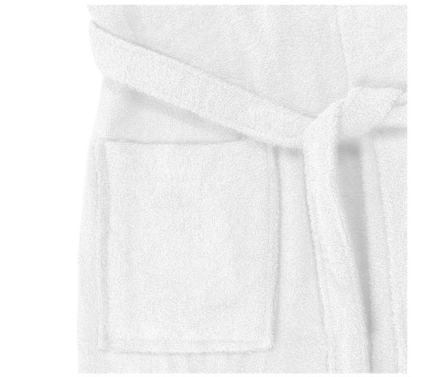 Acomoda Textil – Albornoz Unisex de Rizo Blanco