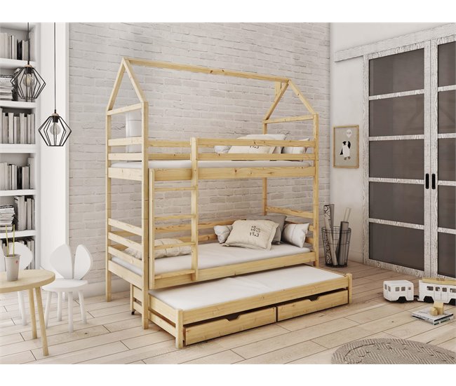 CAMA INFANTIL DALIA 88x208 Beige